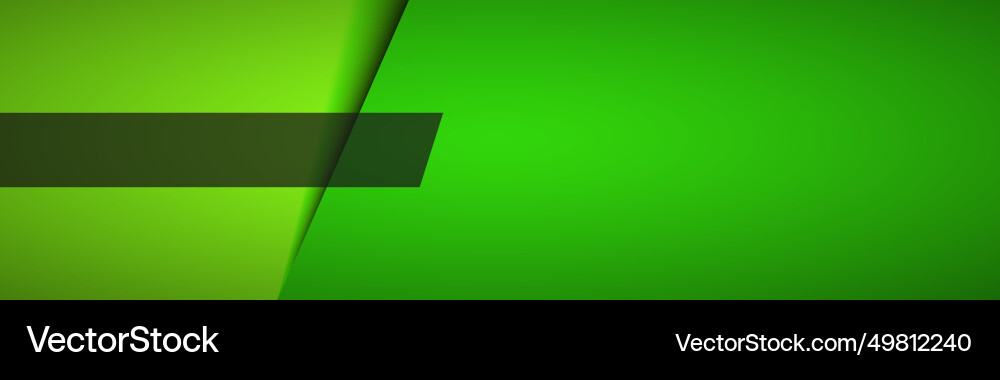 Green modern material design header with layers Green modern material design header with layers vector image