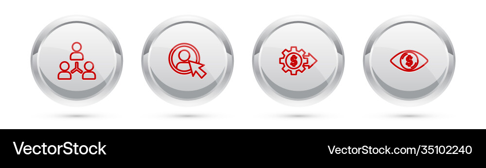 Set line project team base create account screen Set line project team base create account screen vector image