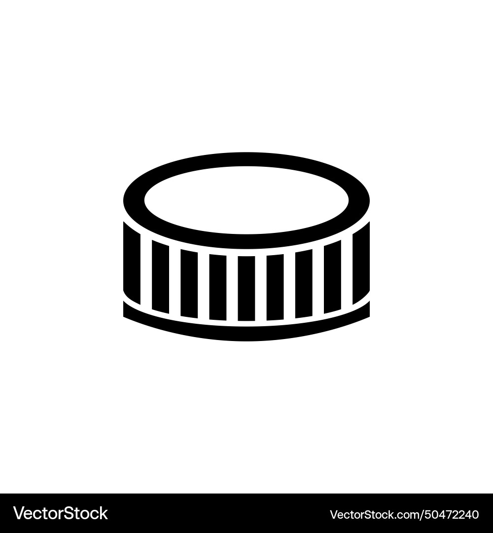 Tire flat icon Tire flat icon vector image