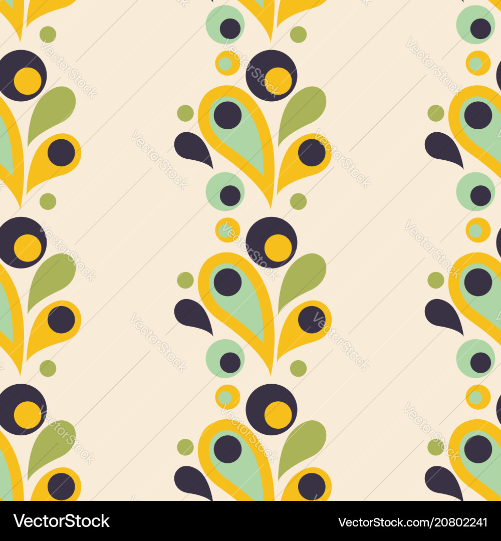 Abstract Colorful Drop Pattern vector image