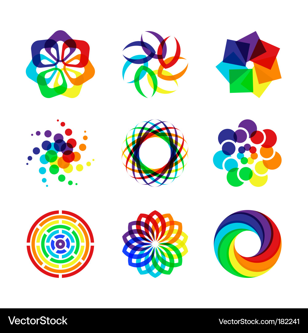Abstract Dot Patterns vector image