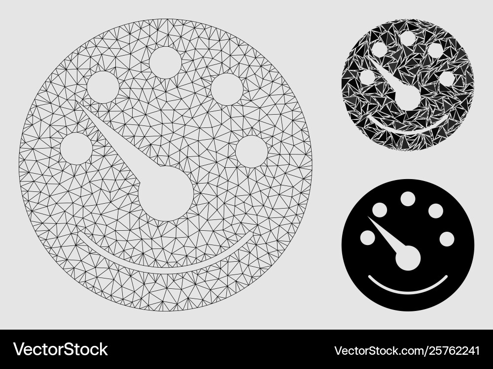 Dashboard mesh 2d model and triangle mosaic Dashboard mesh 2d model and triangle mosaic vector image