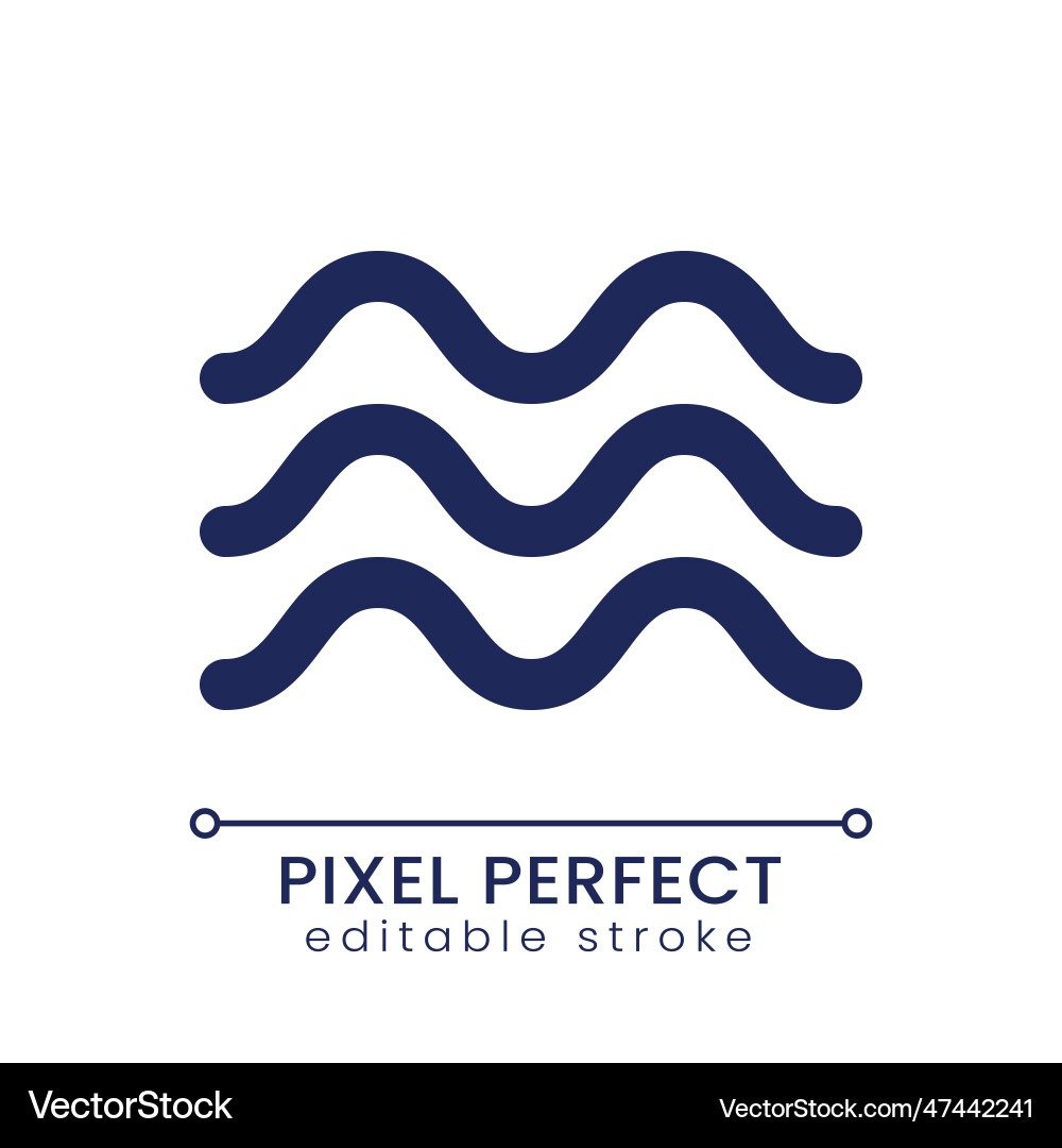 Float animation pixel perfect linear ui icon Float animation pixel perfect linear ui icon vector image