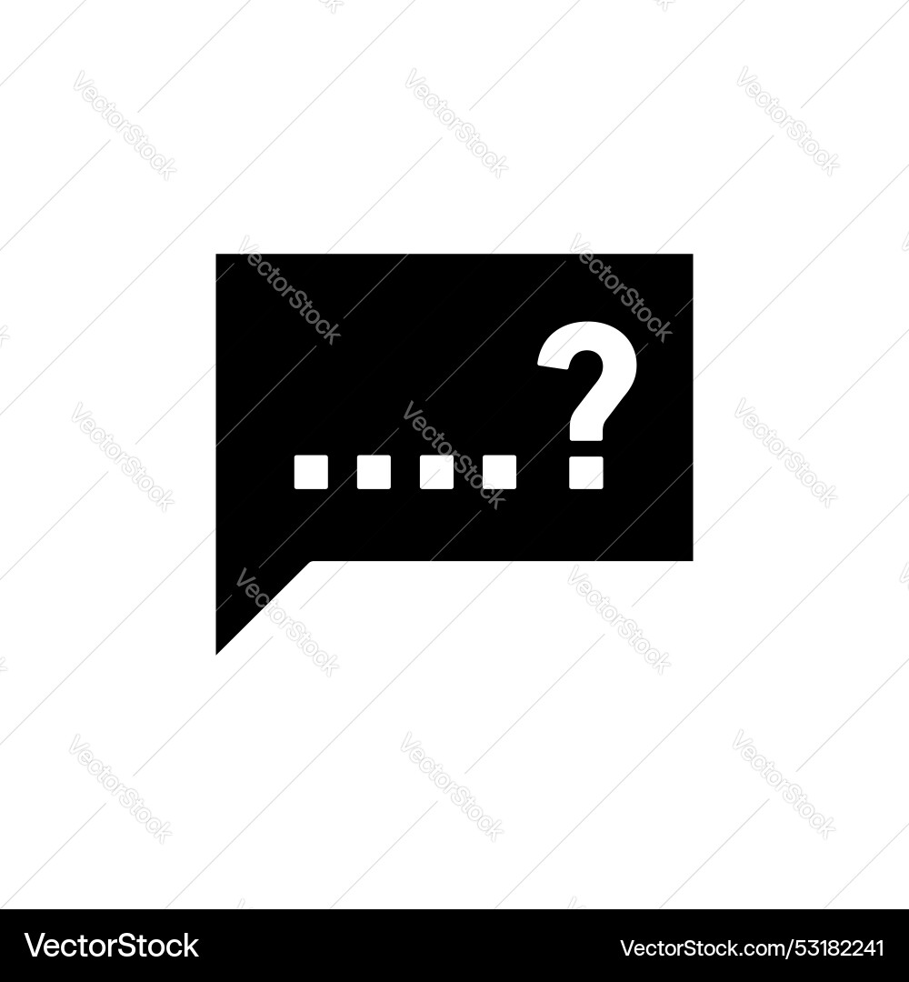 Interrogation icon set ask question help button Interrogation icon set ask question help button Vector Image