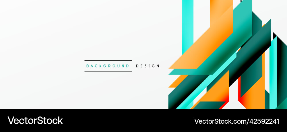 Minimal geometric abstract background dynamic 3d Minimal geometric abstract background dynamic 3d Vector Image