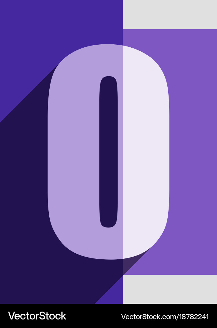 Numbers background flat design Vector Image