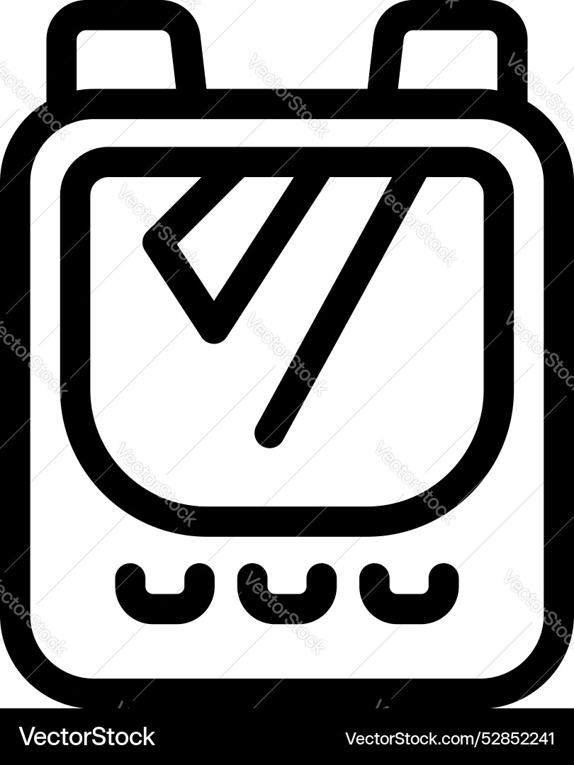 Portable gps navigator device showing interface Portable gps navigator device showing interface Vector Image