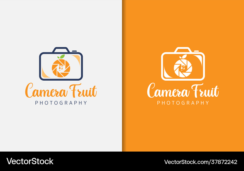 Abstract camera with a lens that is shape like vector image