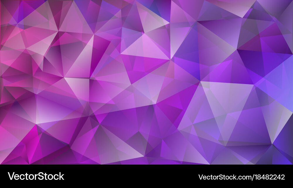 Abstract low polygonal background of triangles Vector Image