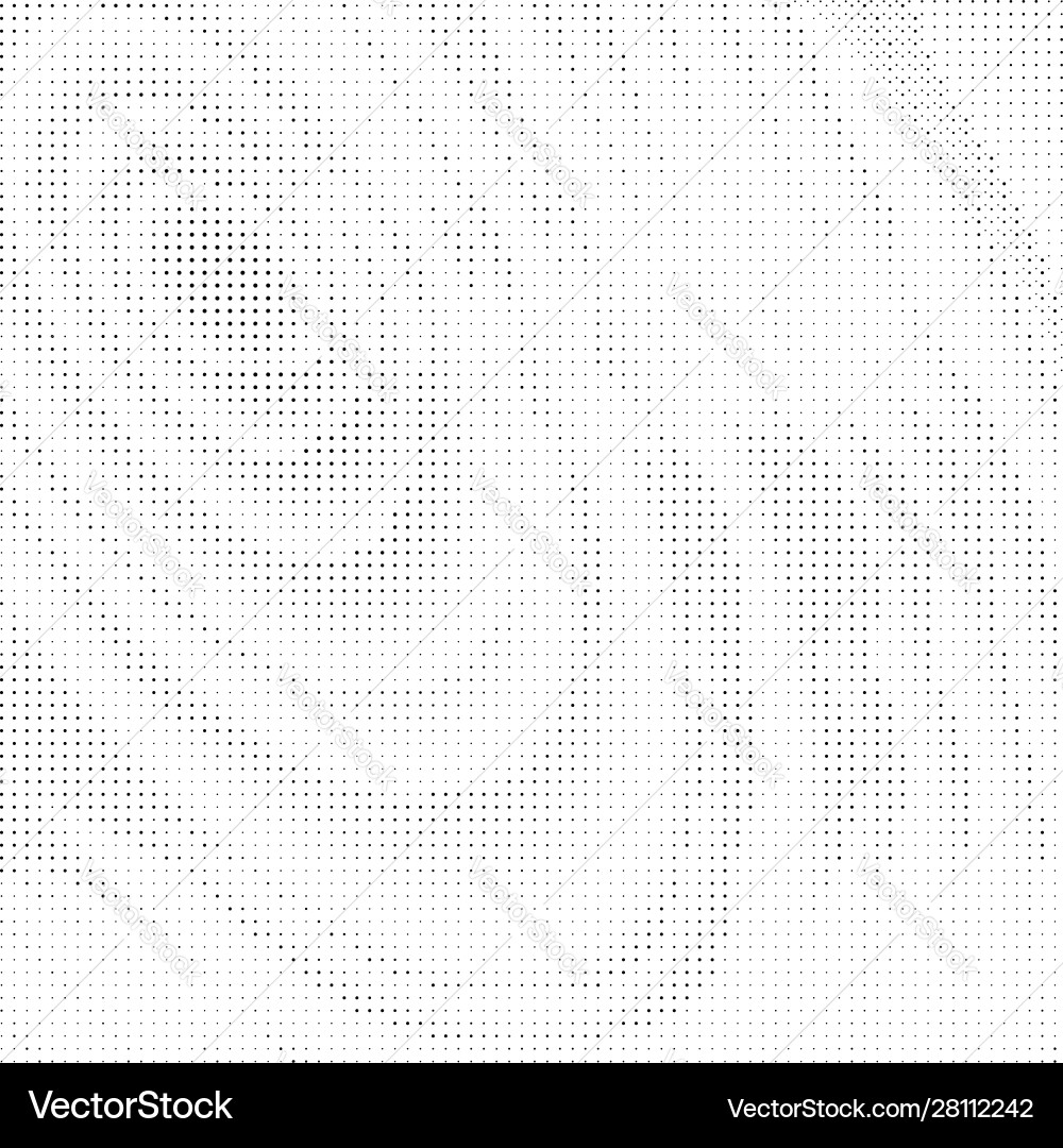 Halftone pattern set dots dotted texture vector image