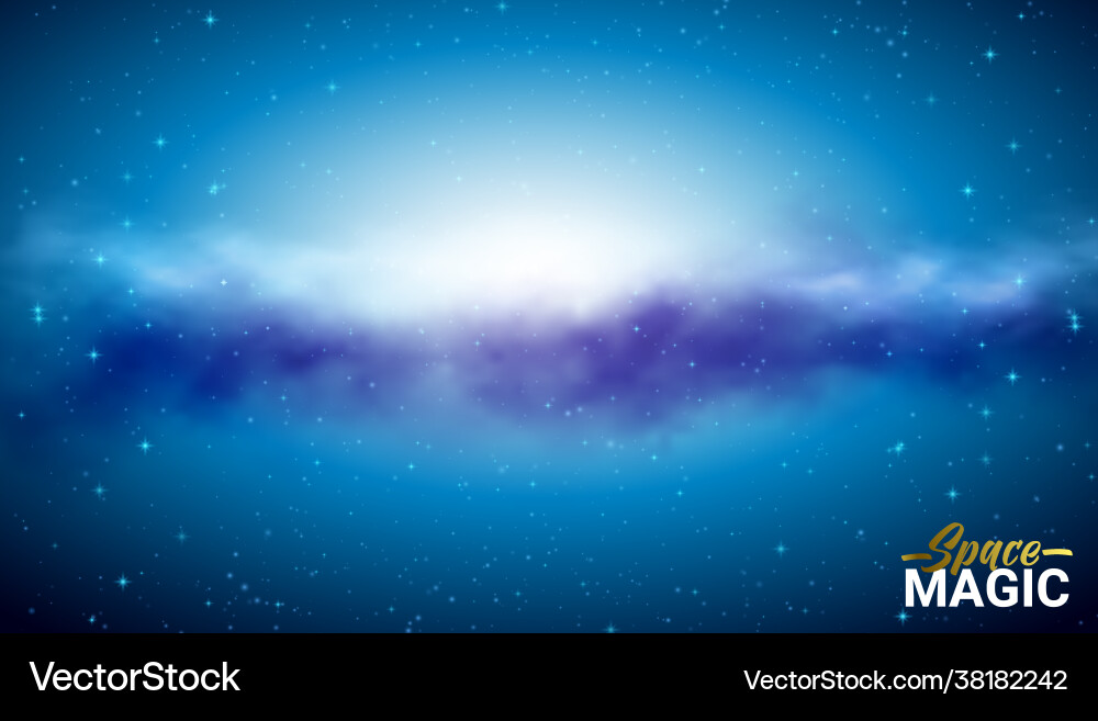 Outer space and milky way abstract background Outer space and milky way abstract background Vector Image
