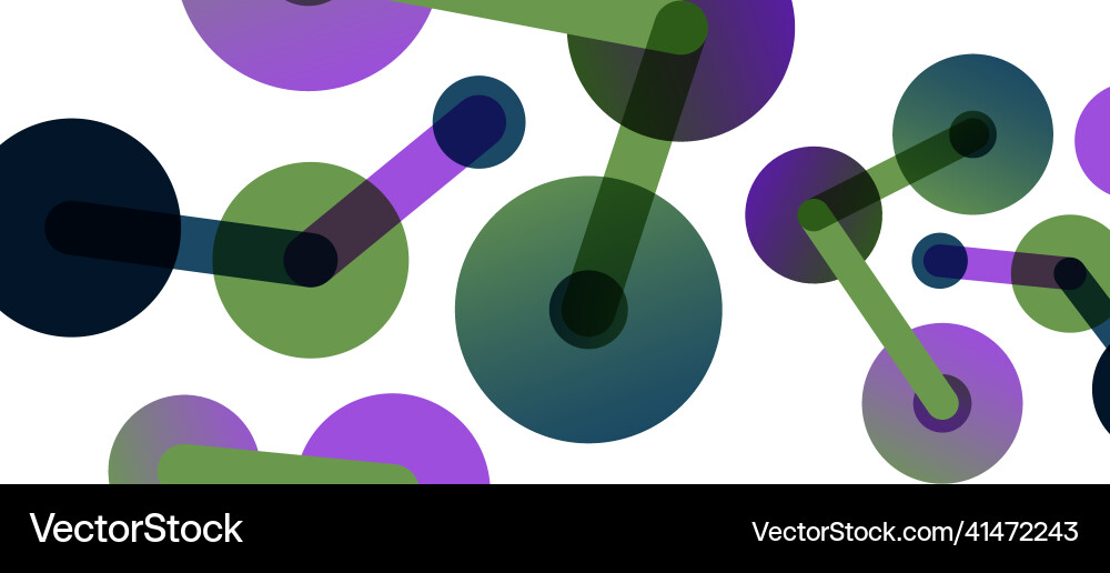Abstract background round dots connected by lines Abstract background round dots connected by lines Vector Image