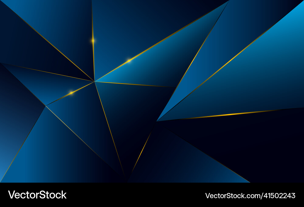 Abstract blue polygon triangles shape pattern back Abstract blue polygon triangles shape pattern back vector image