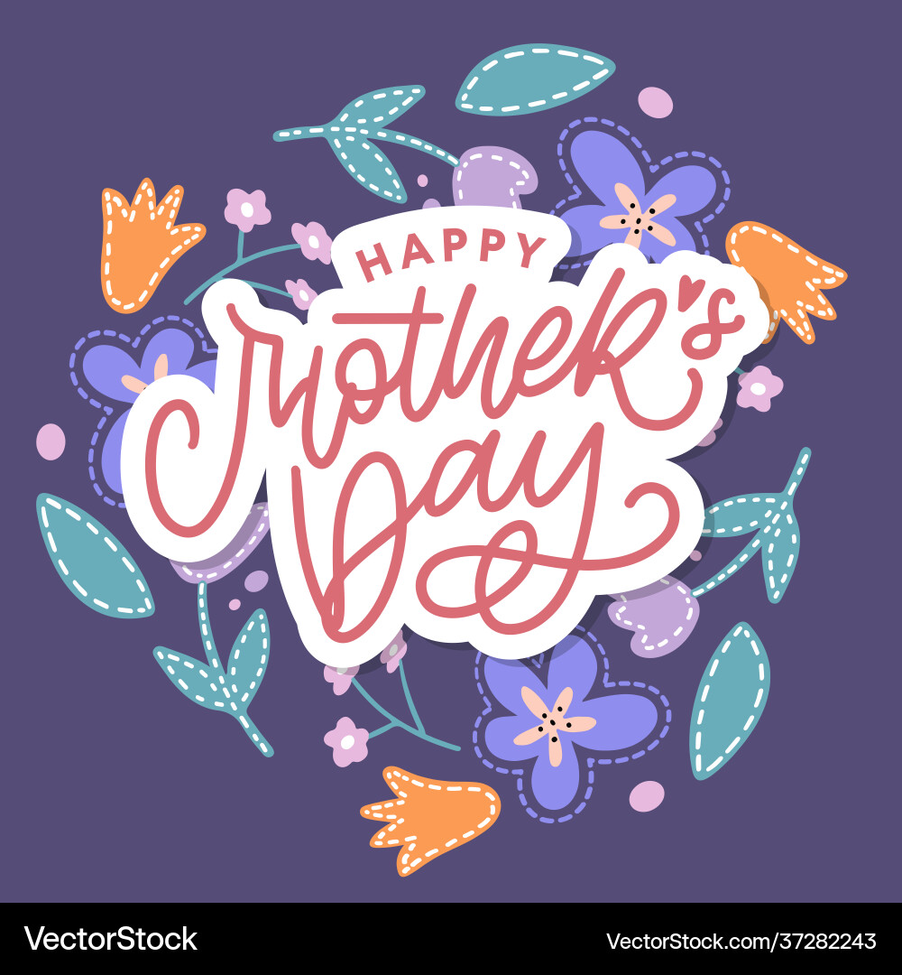 Elegant greeting card design with stylish text vector image