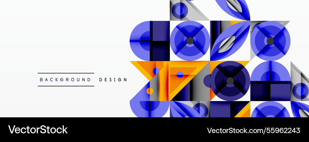 Geometric abstract composition with intersecting Geometric abstract composition with intersecting vector image