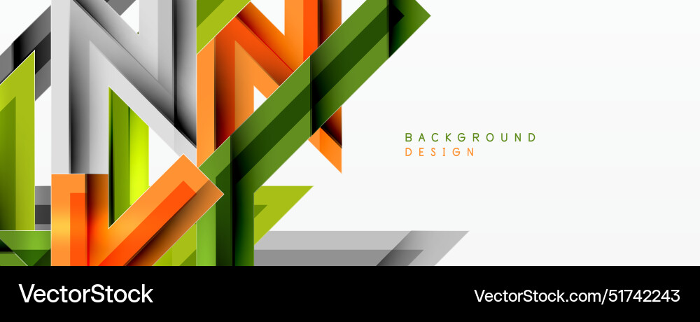 Line zig zag dynamic geometric abstract background Vector Image