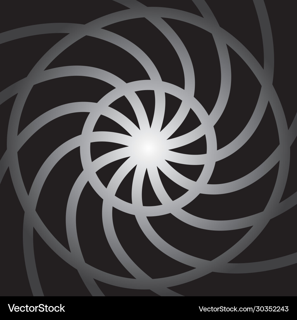 Round shapes swirl design template shell pattern Round shapes swirl design template shell pattern vector image