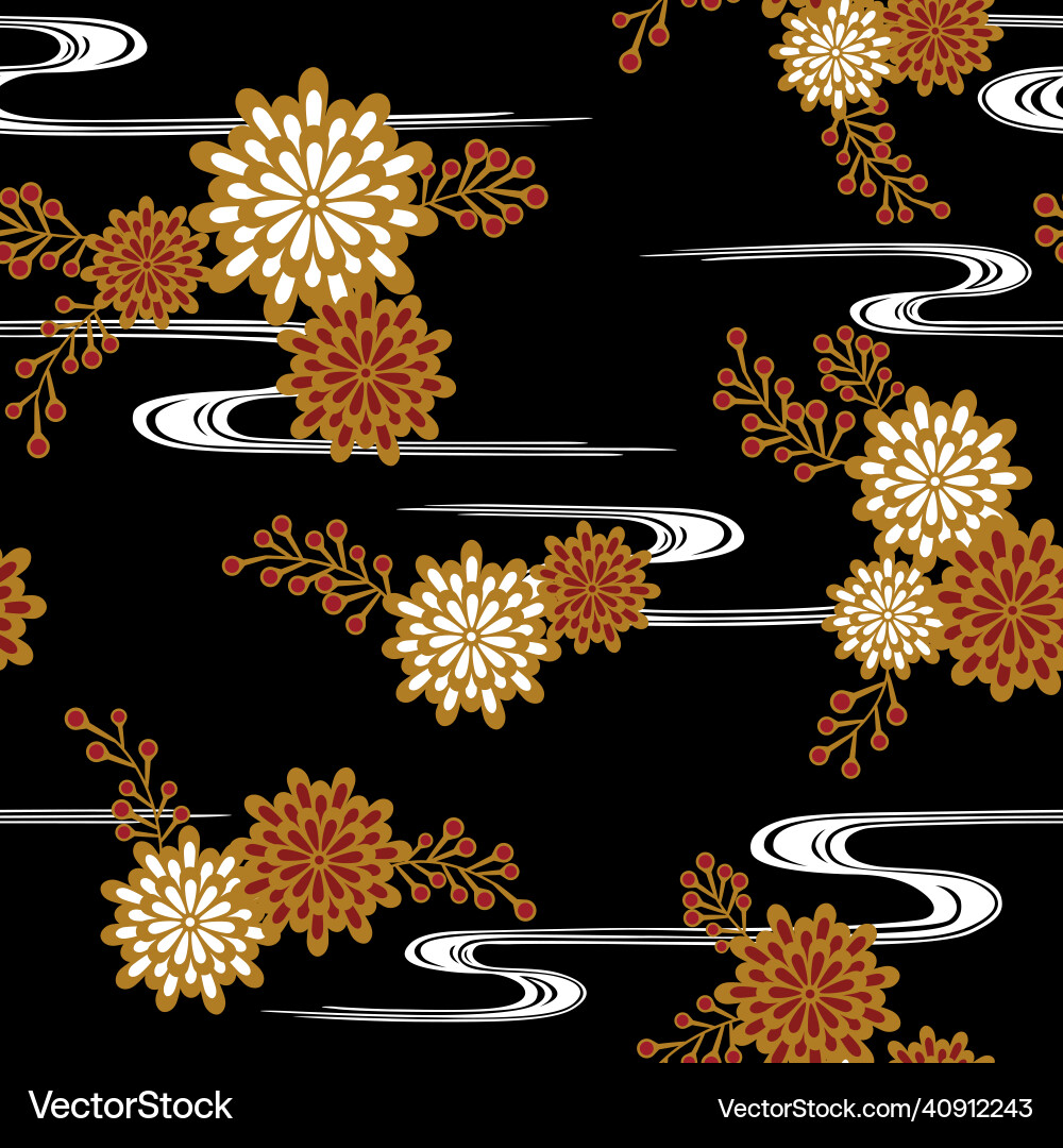 Square repeat pattern vector image