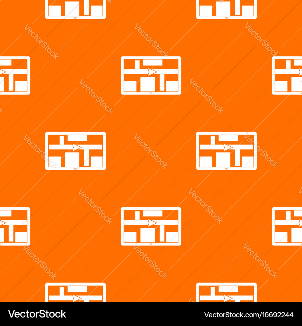 Gps navigation pattern seamless Vector Image