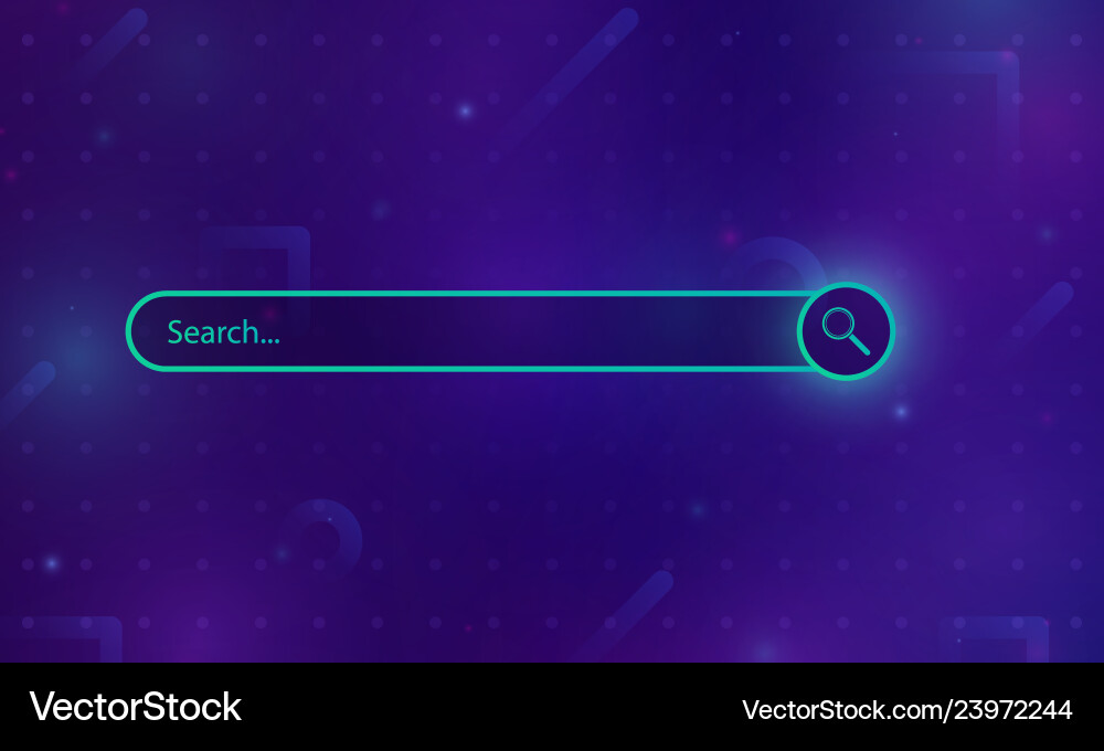 Web search field Web search field vector image