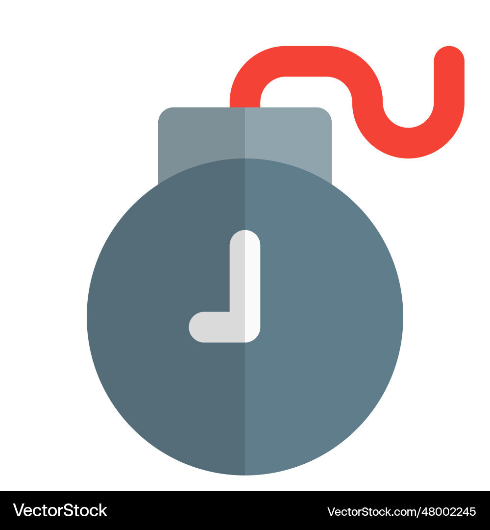 Network destruction with a program timer bomb Vector Image