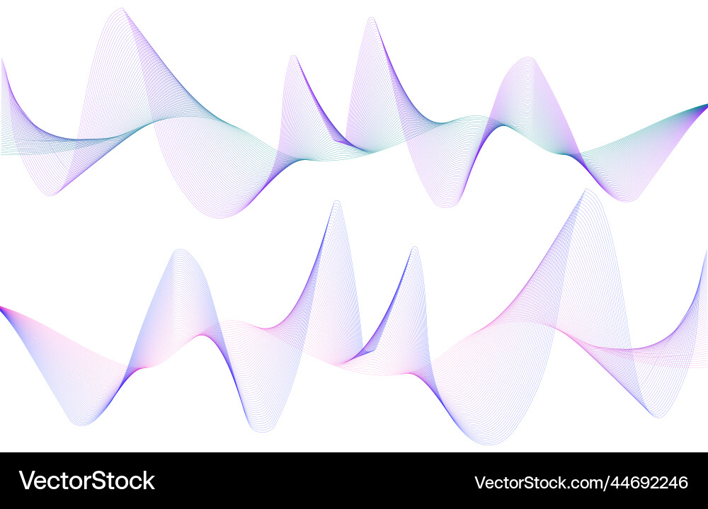 Abstract wave element for design digital Vector Image