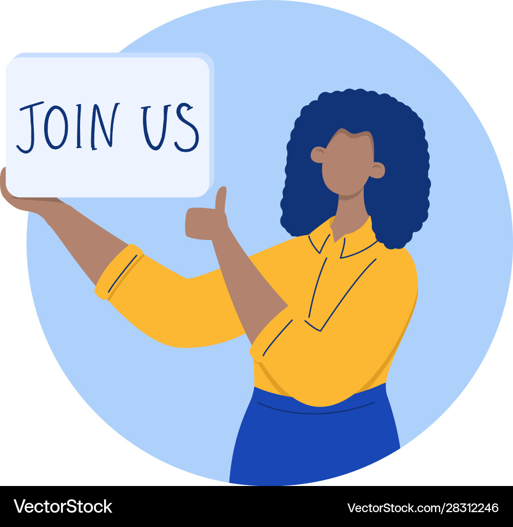 Concept hiring process can use for web banner Vector Image