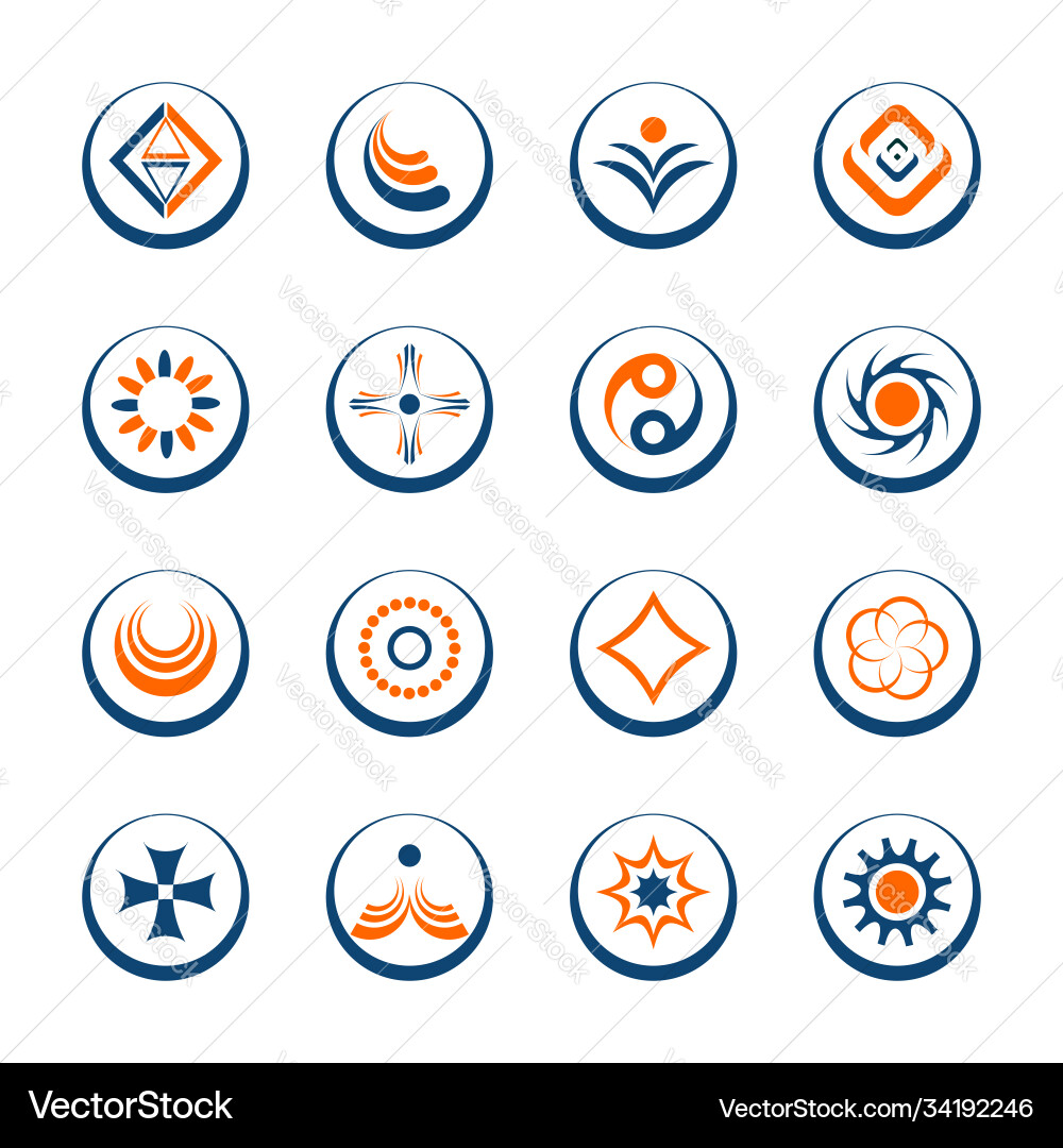 Design elements set Design elements set vector image