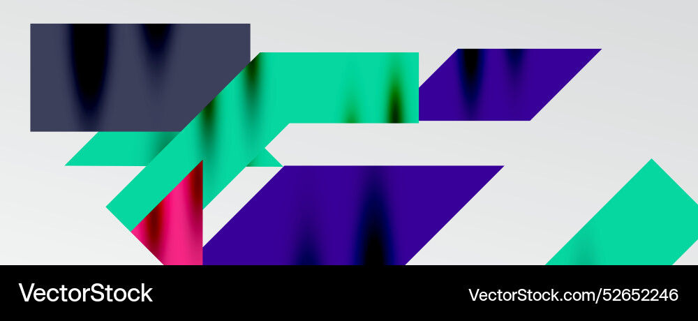 Dynamic lines and triangles Vector Image