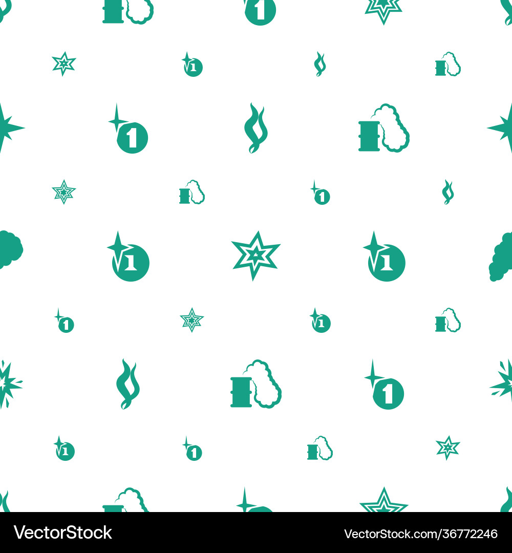 Effect icons pattern seamless white background vector image