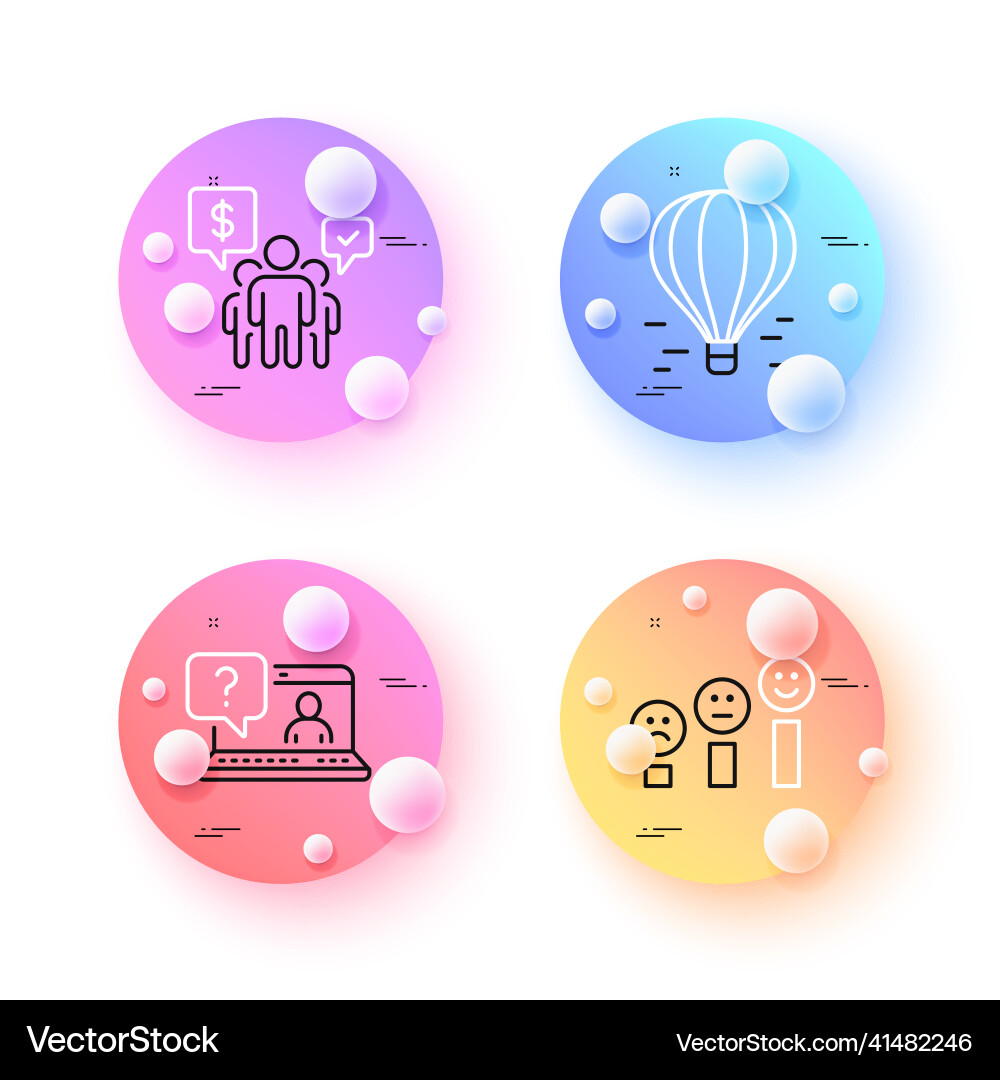 Faq teamwork and customer satisfaction minimal Faq teamwork and customer satisfaction minimal vector image