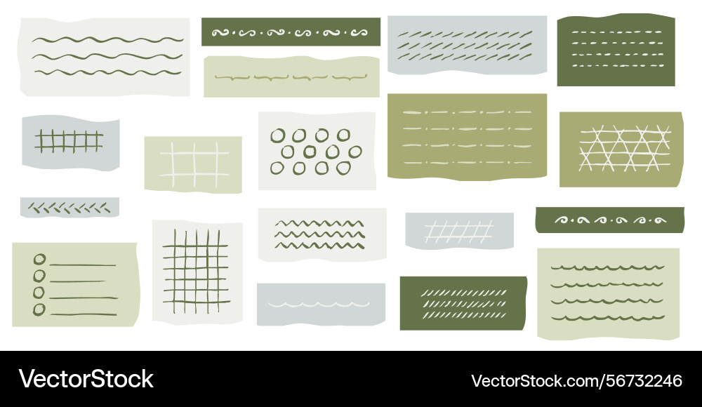 Hand checked grid and stripe layout Hand checked grid and stripe layout vector image