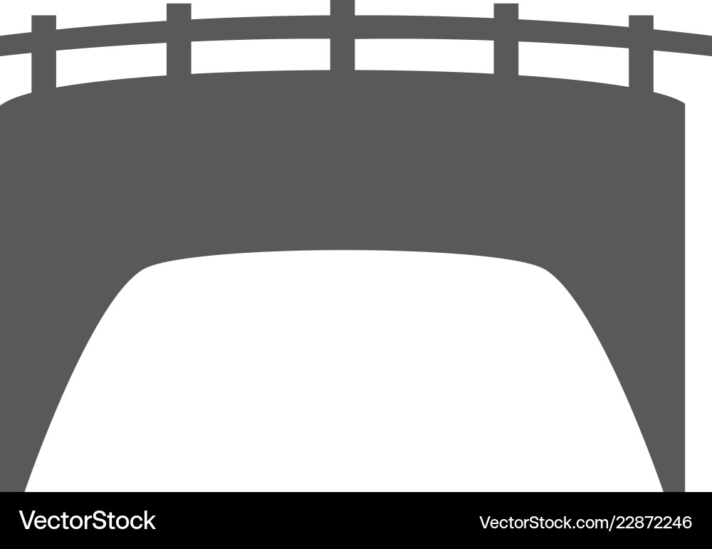 Isolated bridge structure Vector Image