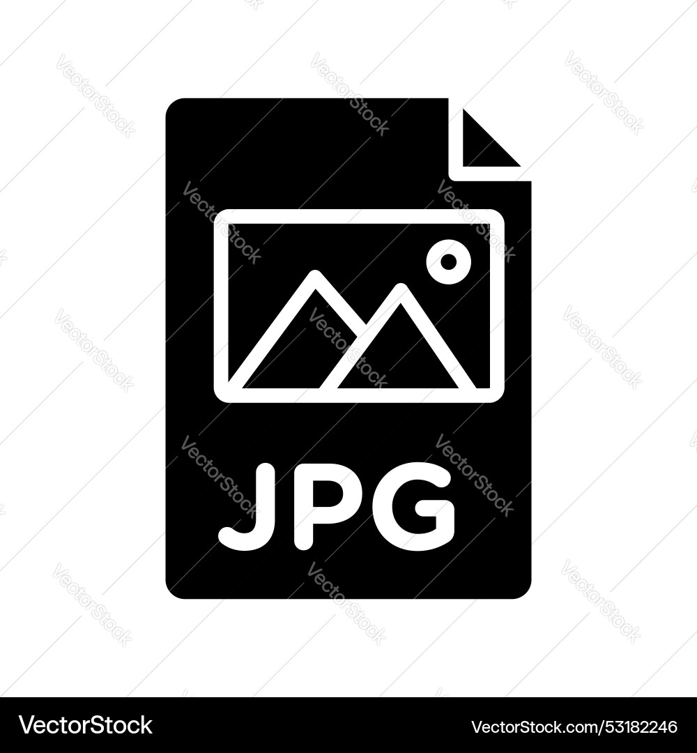 Jpg icon set jpeg file type symbol image picture vector image