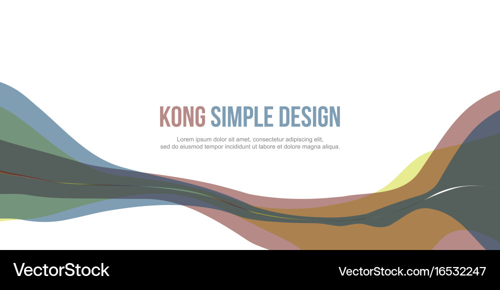 Banner header website abstract colorful style vector image