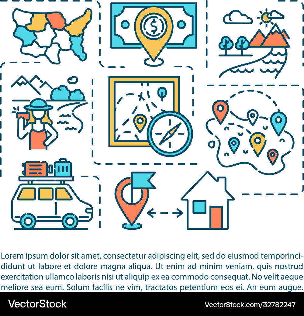 Domestic travel concept icon with text Domestic travel concept icon with text vector image