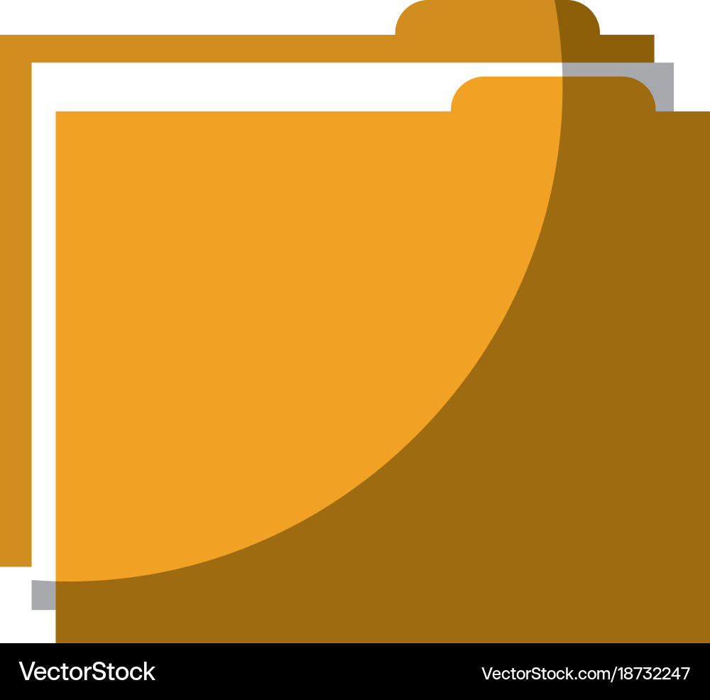Folder file document archive information vector image
