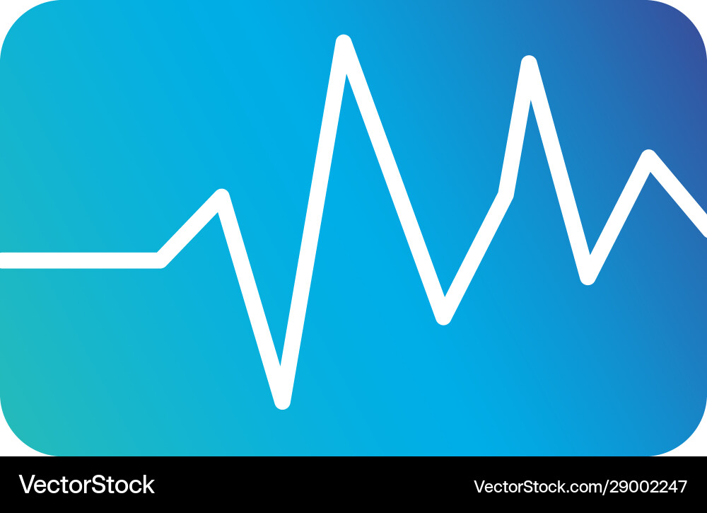 Graph icon simple in square isolated Graph icon simple in square isolated vector image