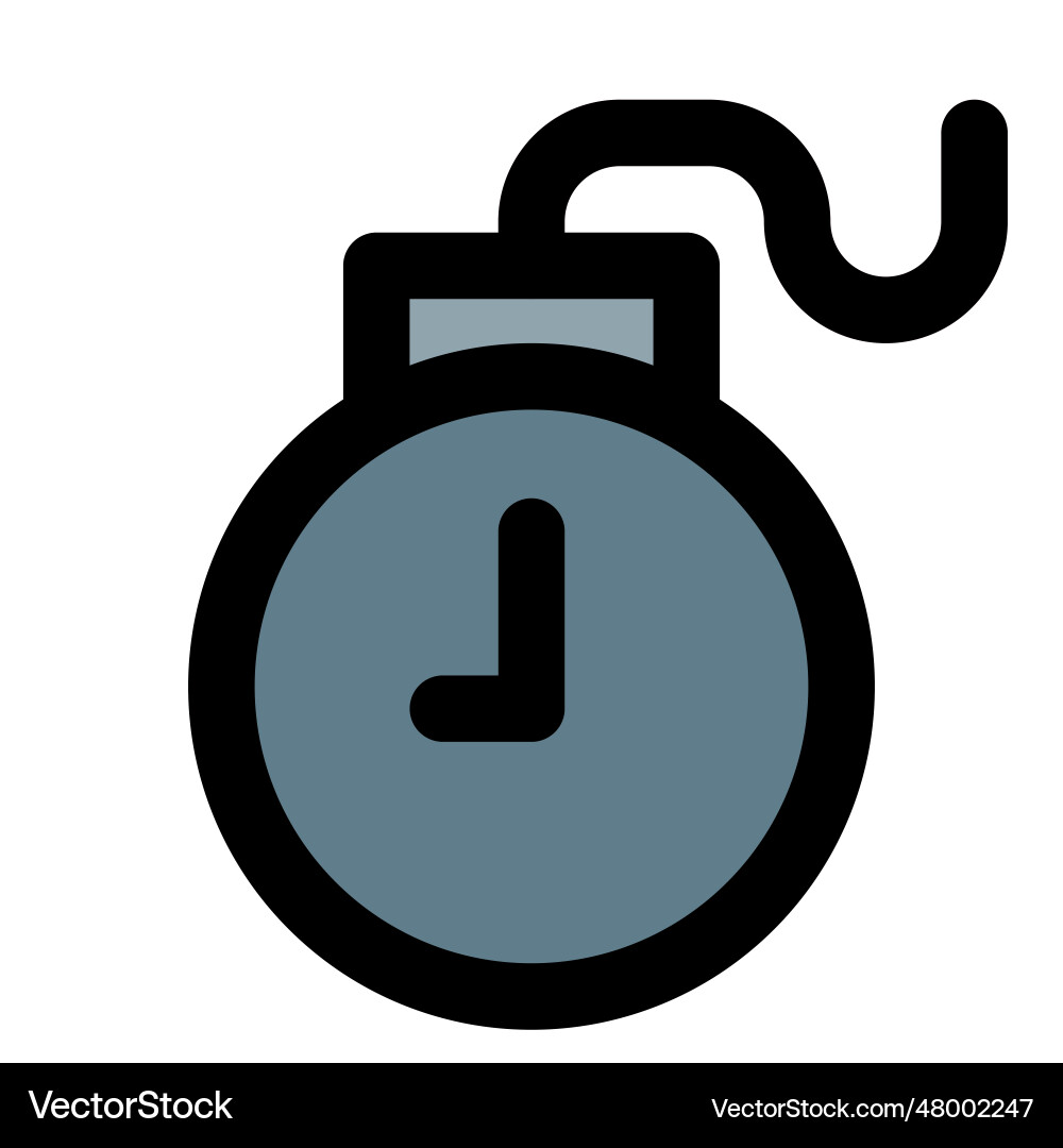 Network destruction with a program timer bomb Vector Image