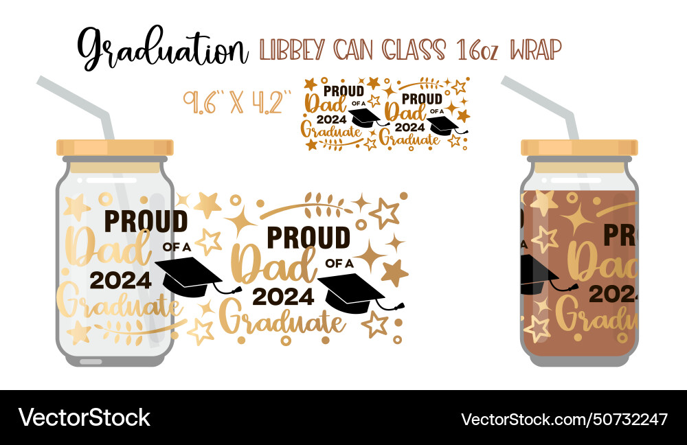 Printable full wrap for libby class can a pattern vector image