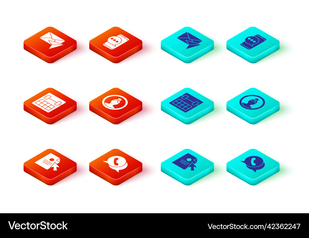 Set document and cursor telephone with speech Set document and cursor telephone with speech vector image