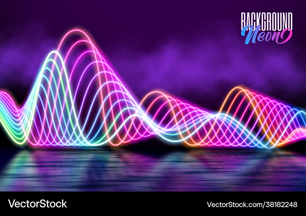Abstract background dynamic light flow Vector Image