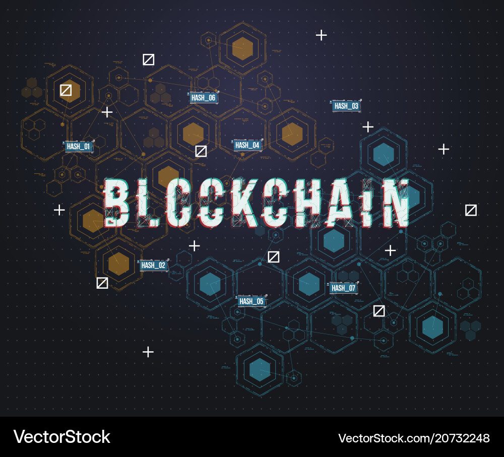 Abstrakte Schaltung Netzwerk Blockchain-Konzept Abstrakte Schaltung Netzwerk Blockchain-Konzept vektorbild