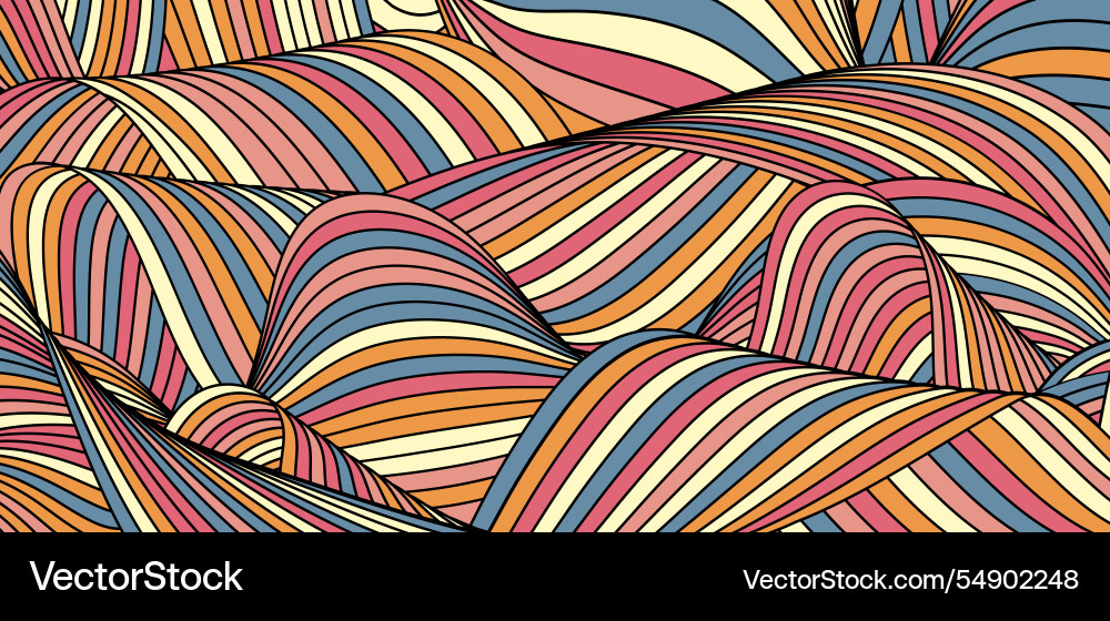 Colorful linear composition layout for the design Colorful linear composition layout for the design vector image