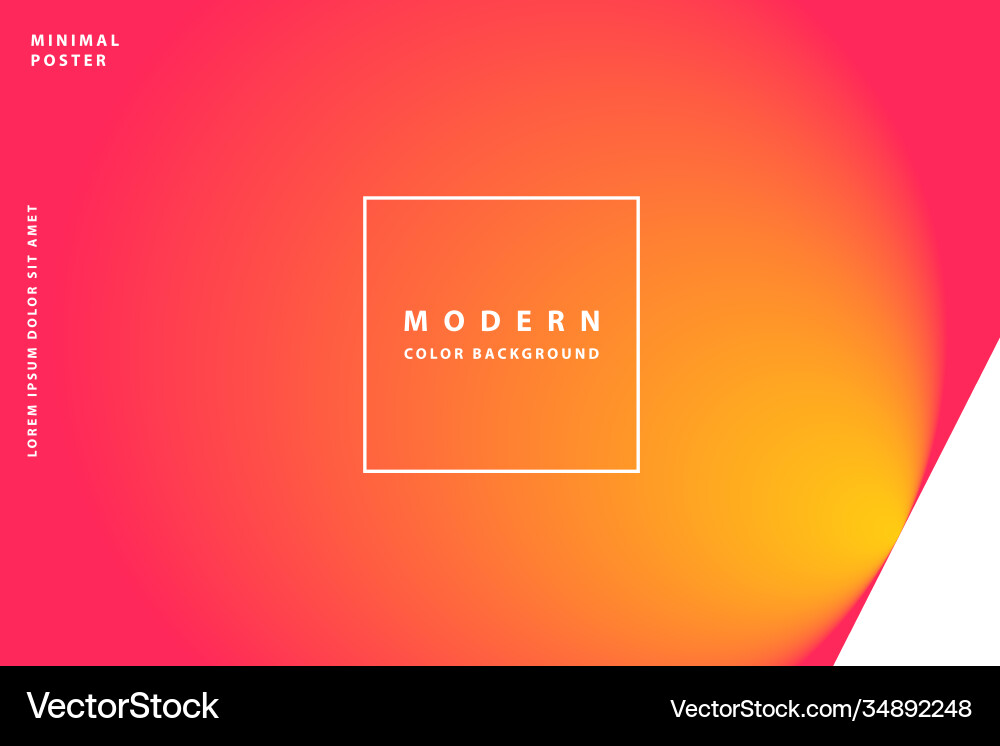 Gradient background modern with colorful style vector image