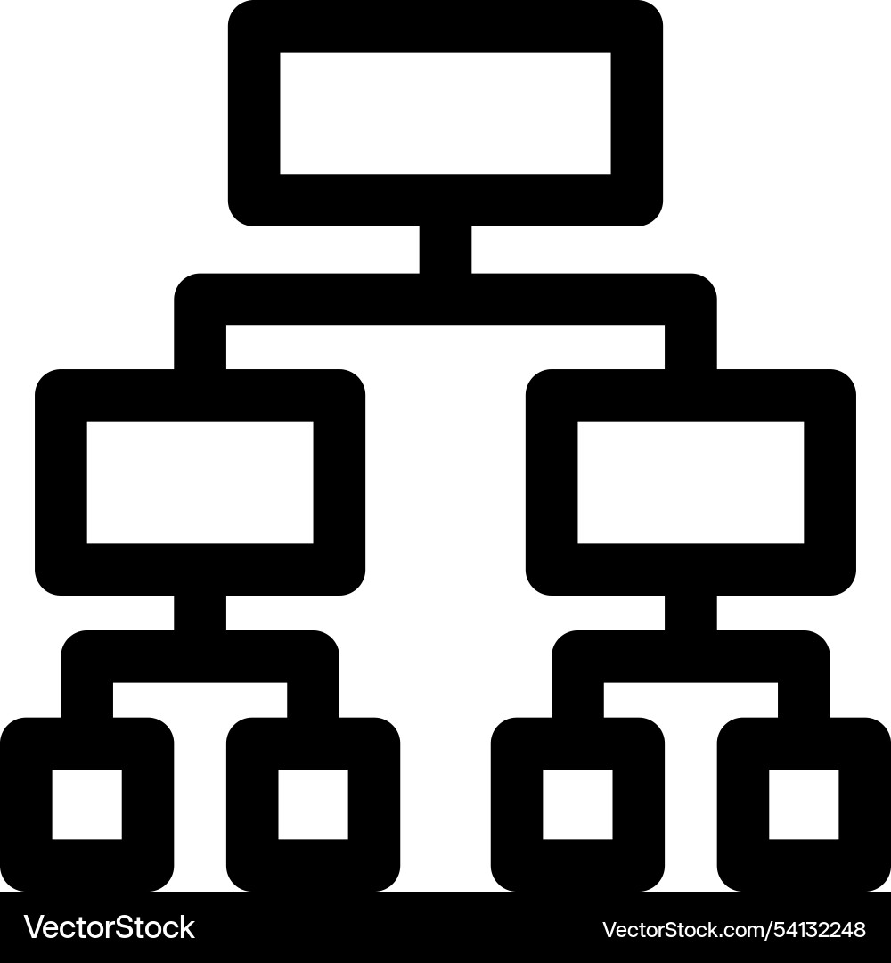 Hieroglyph icon thin linear style design isolated Hieroglyph icon thin linear style design isolated vector image