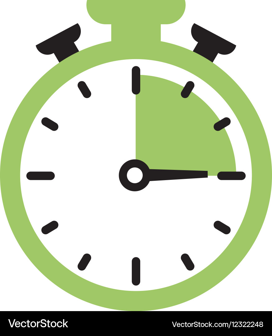 Isolated chronometer timer Vector Image