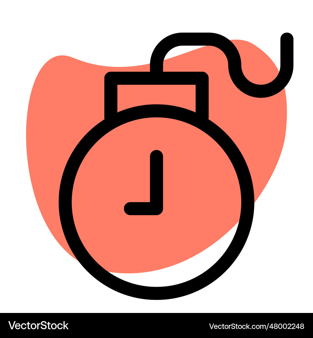 Network destruction with a program timer bomb Vector Image
