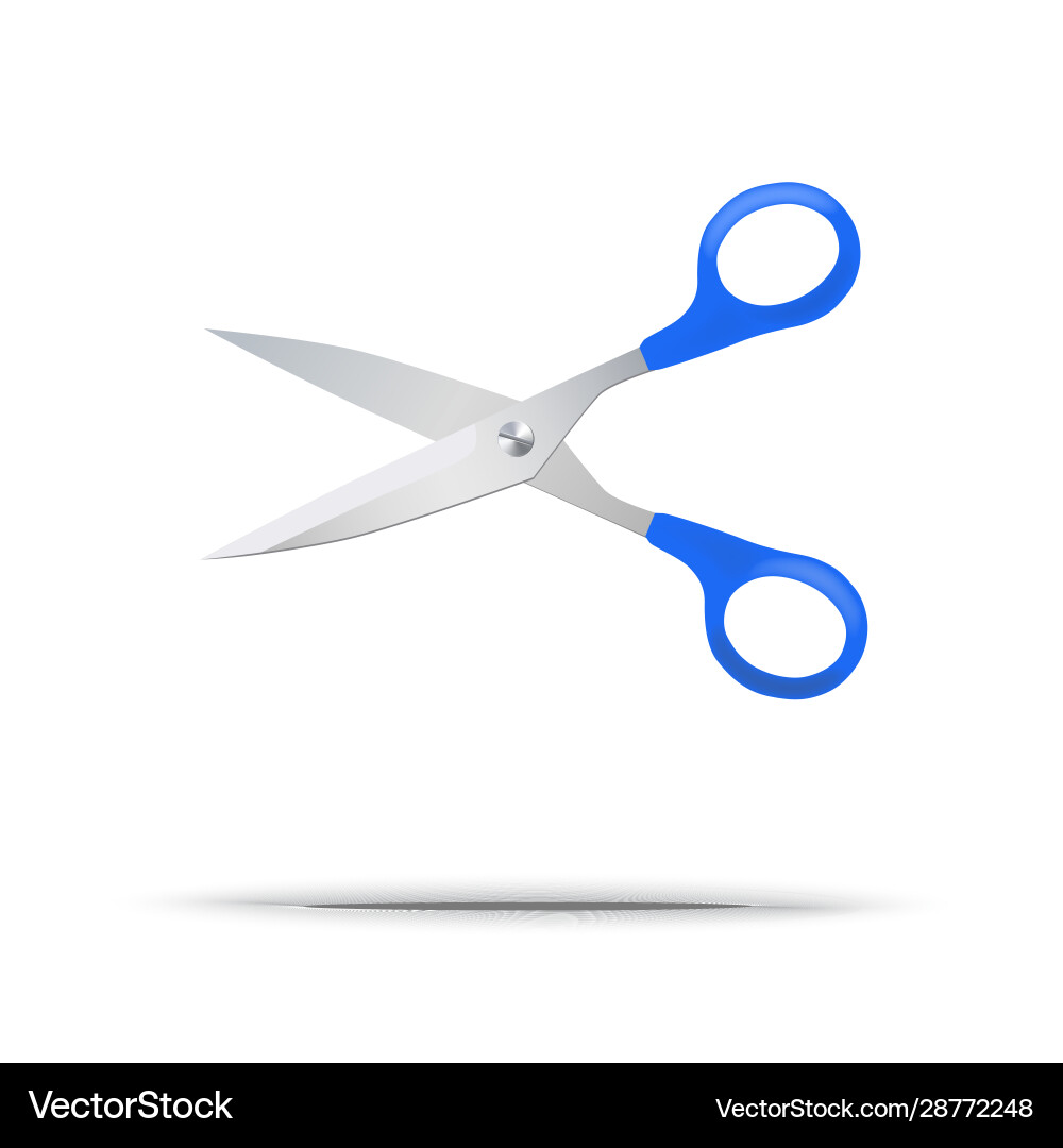Scissors isolated on white background Scissors isolated on white background vector image