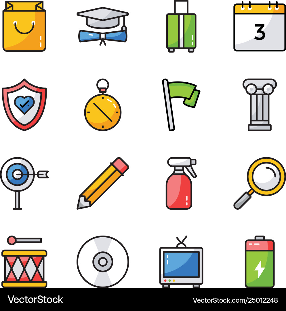 User interface icons set Vector Image